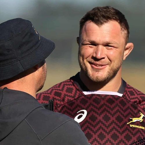 Bok coach: Duane a handful at training as he nears full fitness