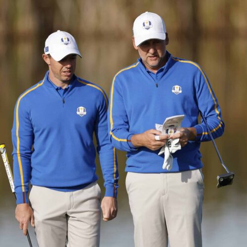 Harrington benches McIlroy after first two-loss Ryder Cup day