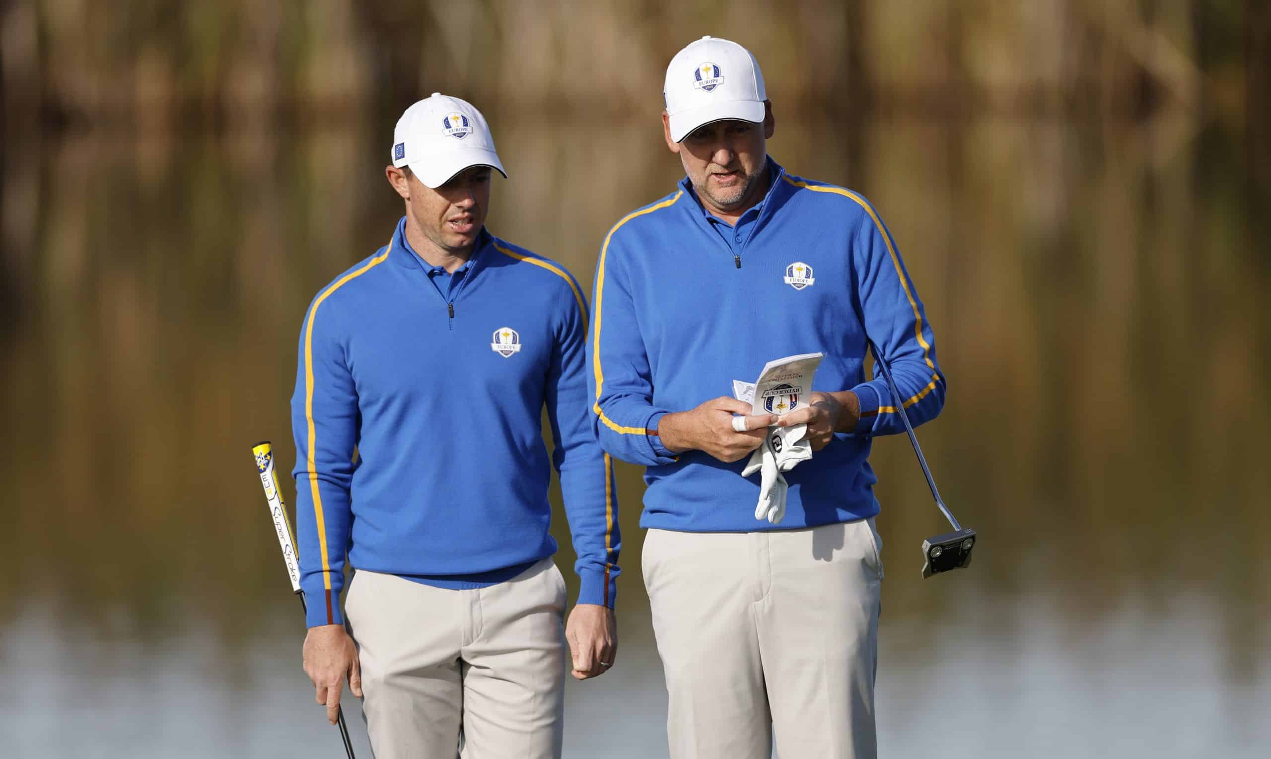 You are currently viewing Harrington benches McIlroy after first two-loss Ryder Cup day