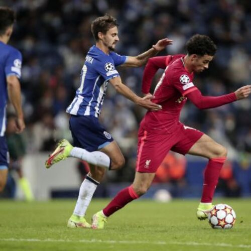 Klopp hails ‘top-class’ Curtis Jones after Champions League rout of Porto