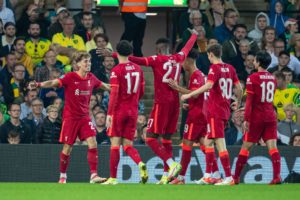 Read more about the article Carabao Cup wrap: Liverpool defeat Norwich, Man City hit Wycombe for six