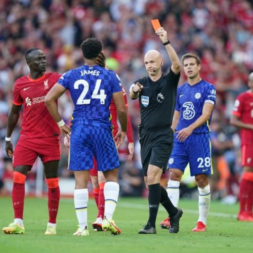 Chelsea fined after player reaction to Reece James red at Liverpool