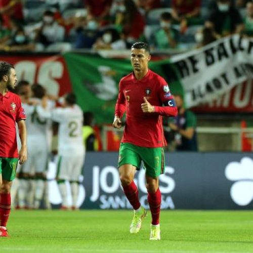Portugal forward Cristiano Ronaldo dedicates goals record to his nation
