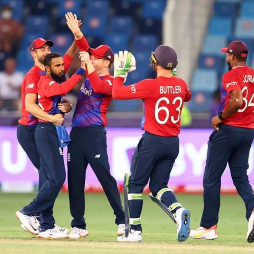 Rashid stars as England thrash West Indies
