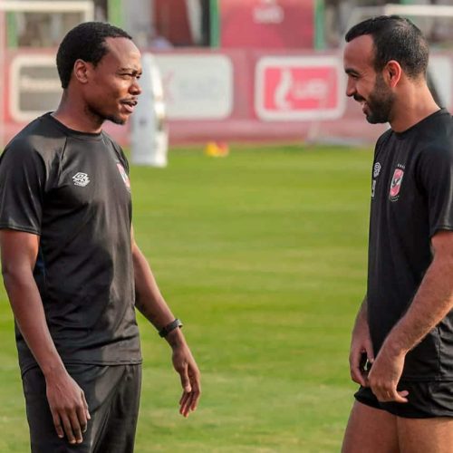 Percy Tau returns to full training at Al Ahly