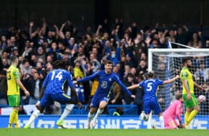 Read more about the article Mount nets hat-trick as Chelsea hit Norwich for seven