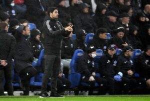 Read more about the article We didn’t deserve more than a point – Arteta content with draw at Brighton