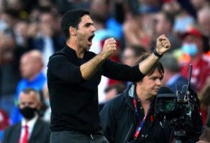 Read more about the article Watch: Arteta praises Arsenal’s spirit after late winner over Wolves