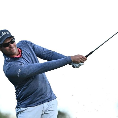 Closing birdie lifts Schenk into PGA lead at Las Vegas