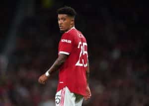 Read more about the article Solskjaer dismisses questions over Jadon Sancho’s form