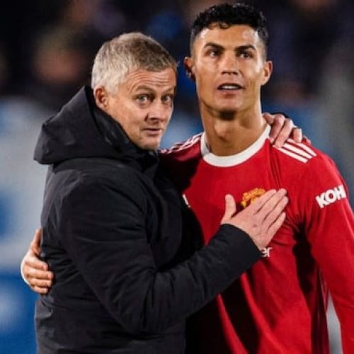 Ronaldo breaks silence on Solskjaer’s sacking by Man Utd