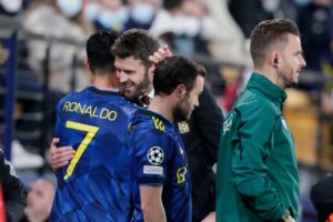 Read more about the article Watch: Carrick hails ‘cold, calculated’ Ronaldo after United beat Villarreal