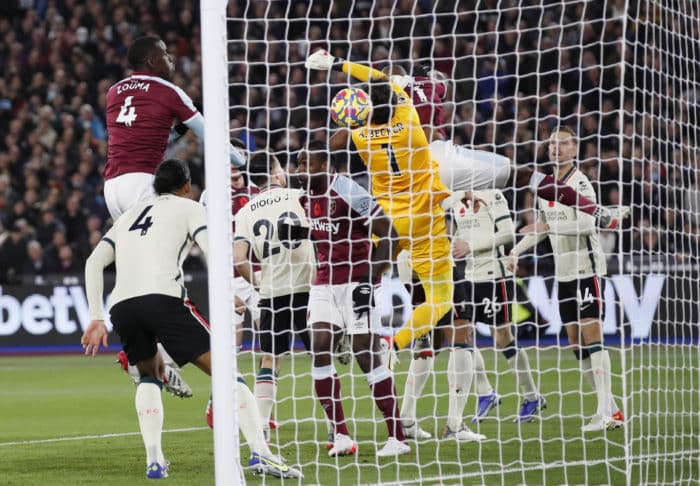 You are currently viewing EPL wrap: West Ham punish Alisson blunders to end Liverpool’s unbeaten run