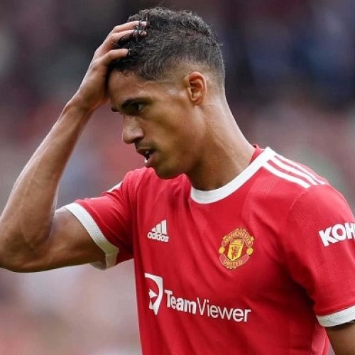 Varane to miss Manchester derby with hamstring injury