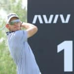 DUBAI, UNITED ARAB EMIRATES - NOVEMBER 13: Joachim B. Hansen of Denmark tees off on the first hole during Day Three of The AVIV Dubai Championship at Fire Course, Jumeirah Golf Estates on November 13, 2021 in Dubai, United Arab Emirates. (Photo by Andrew Redington/Getty Images)