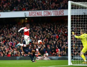 Read more about the article Nketiah hat-trick fires Arsenal into League Cup semi-finals