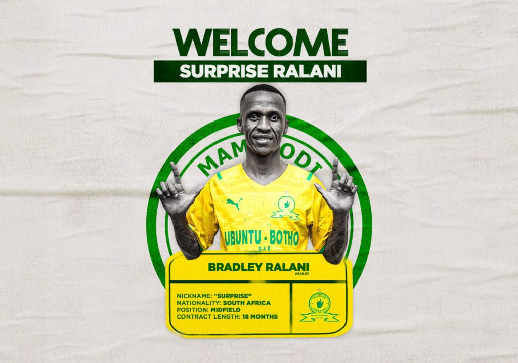 Mamelodi Sundowns confirm Surprise Ralani as first January signing