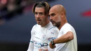 Read more about the article Pep Guardiola reassures Jack Grealish the goals will come