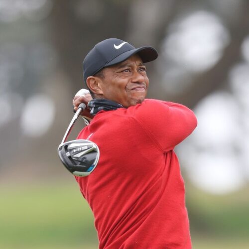 Woods says no timetable for return but eyeing Open