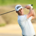 DUBAI, UNITED ARAB EMIRATES - JANUARY 29: Brandon Stone of South Africa plays his second shot on the 16th hole during Day Two of the Omega Dubai Desert Classic at Emirates Golf Club on January 29, 2021 in Dubai, United Arab Emirates. (Photo by Warren Little/Getty Images)