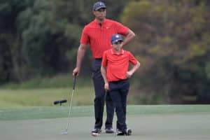Read more about the article Tiger reacts to similarities between him and son