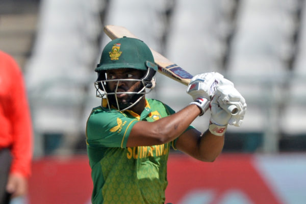 Temba Bavuma of South Africa during the third 2022 Betway One Day Series game between South Africa and India at Newlands Cricket Ground in Cape Town on 23 January 2022 ©Ryan Wilkisky/BackpagePix