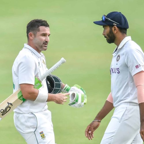 Elgar defies Indian bowlers as SA chase 240
