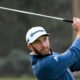PACIFIC PALISADES, CA - JANUARY 14: Dustin Johnson on the 2nd fairway during the Genesis Open Pro-Am in Pacific Palisades, California on January 14, 2018. (Photo by John McCoy/Getty Images)