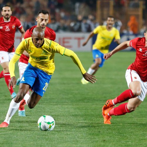 A late goal see Sundowns edge Pitso’s Al Ahly