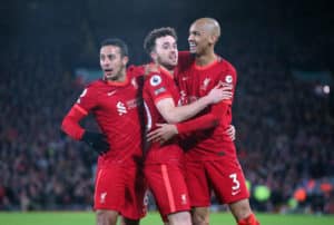 Read more about the article EPL wrap: Jota brace seals Liverpool win, 10-man Arsenal beat Wolves