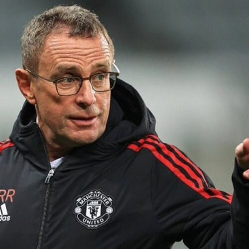 Rangnick: Man Utd top-four hopes unrealistic