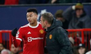 Read more about the article Rangnick plays down suggestions of rift with Lingard