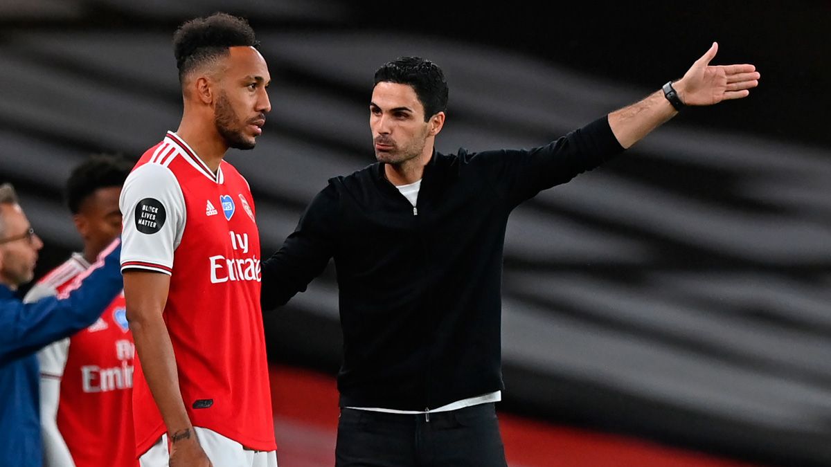 You are currently viewing Mikel Arteta responds to Pierre-Emerick Aubameyang criticism at Arsenal