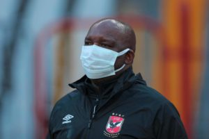 Read more about the article Pitso: Al Ahly’s performance was affected by Ayman Ashraf’s red card