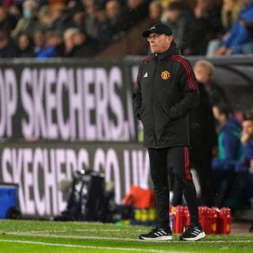 Rangnick bemoans below-par Man United after draw at basement Burnley