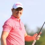 NAIROBI, KENYA - MARCH 26: Daniel van Tonder of South Africa celebrates the win on the 18th hole during Day Four of the Kenya Savannah Classic at Karen Country Club on March 26, 2021 in Nairobi, Kenya. (Photo by Stuart Franklin/Getty Images)