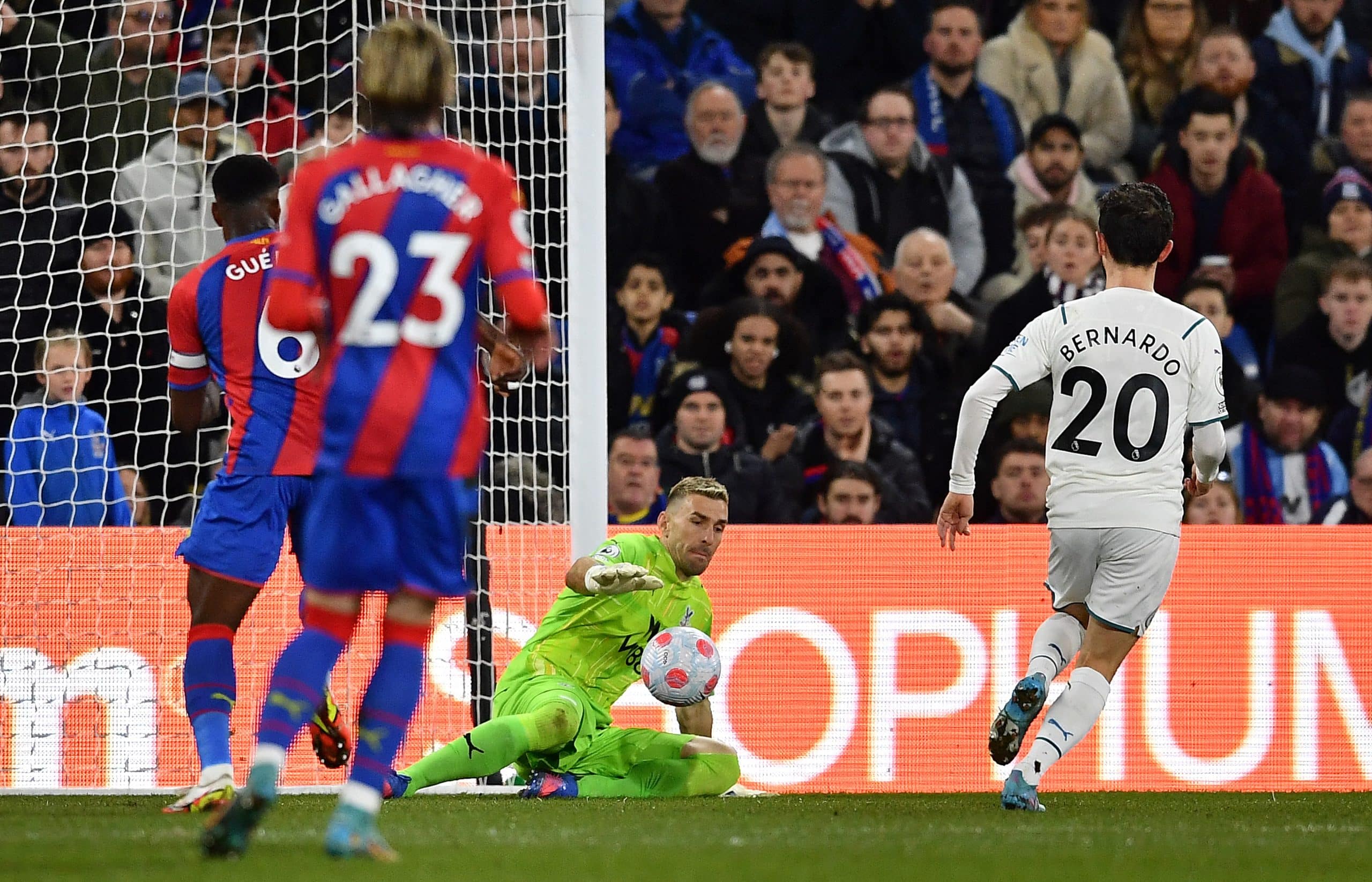 You are currently viewing Highlights and reactions as Palace hold Man City at Selhurst Park