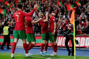 Read more about the article Highlights and reactions as Portugal, Poland punch World Cup tickets