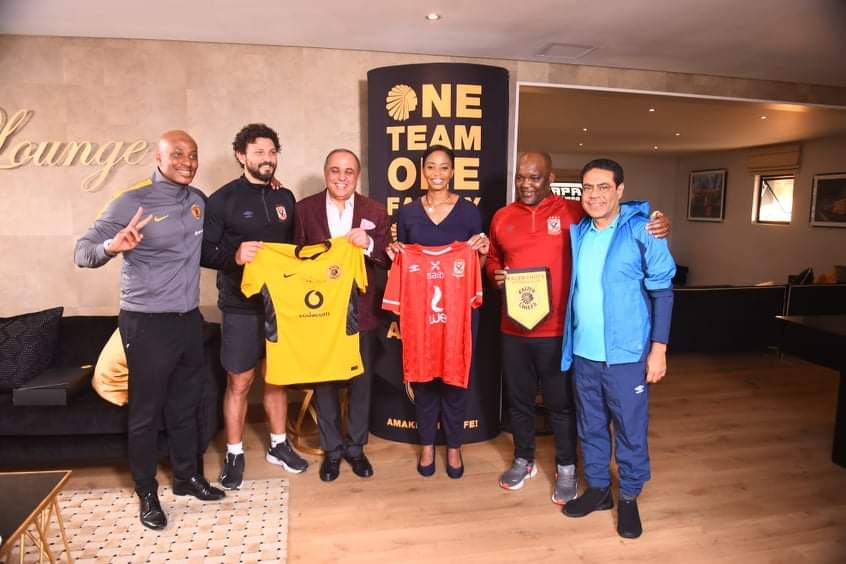 You are currently viewing Kaizer Chiefs welcome Al Ahly’s delegation at Chiefs Village