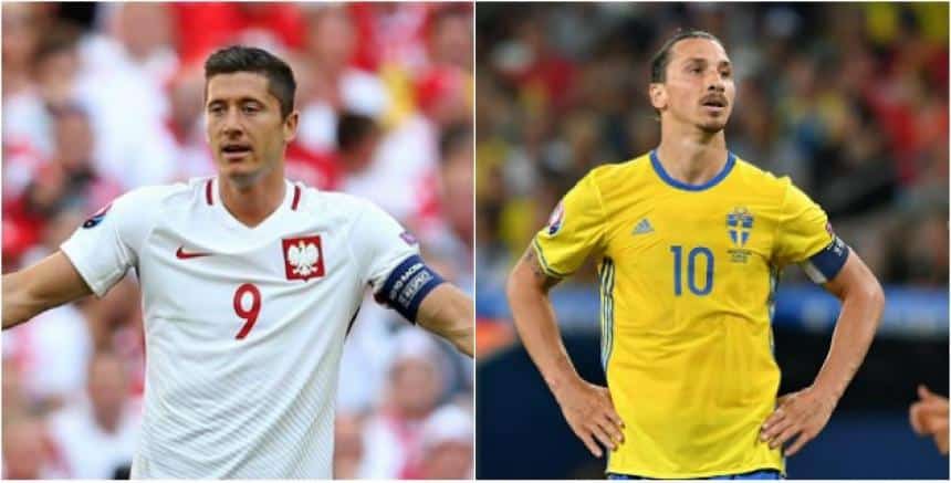 You are currently viewing Lewandowski, Ibrahimovic seek World Cup place as Poland, Sweden clash
