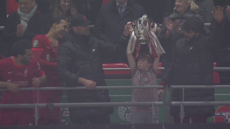 You are currently viewing Meet the boy who lifted the Carabao Cup trophy with Liverpool