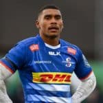 Galway , Ireland - 26 February 2022; Damian Willemse of DHL Stormers during the United Rugby Championship match between Connacht and DHL Stormers at The Sportsground in Galway. (Photo By Harry Murphy/Sportsfile via Getty Images)
