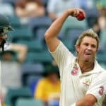 PERTH, AUSTRALIA: Australia's Shane Warne (R) comes in to bowl watched by South African captain Graeme Smith (L) during the Test match in Perth, 19 December 2005. Smith was later out for 30 runs with South Africa currently 58 for 2 in their second innings. WIRELESS OUT TELECOMS OUT AFP PHOTO/Greg WOOD (Photo credit should read GREG WOOD/AFP via Getty Images)
