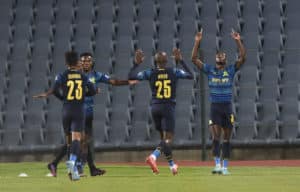 Read more about the article Shalulile nets hat-trick as Sundowns defeat Swallows