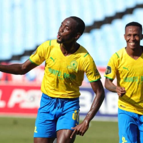 Shalulile urges fans to witness Sundowns lifting the trophy