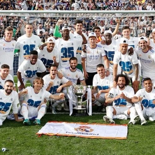 Real Madrid win 35th Spanish LaLiga title