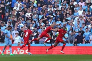 Read more about the article Liverpool reach FA Cup final to end Man City’s treble bid