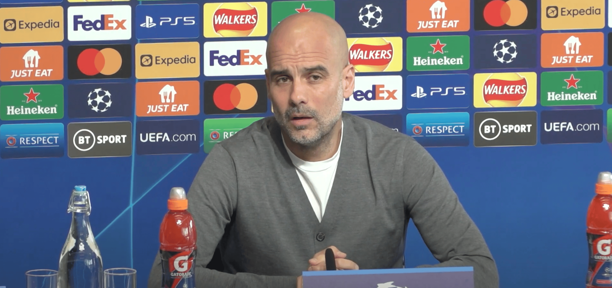 You are currently viewing Watch: Guardiola, Sterling pre-match comments ahead of Real tie