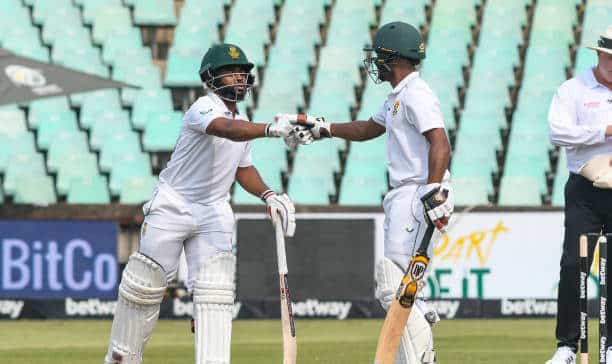 You are currently viewing Bavuma, Elgar half-centuries give Proteas the edge