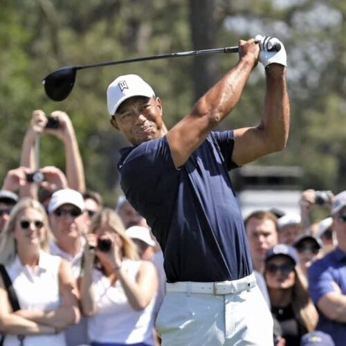 Tigermania builds as Woods practises well at Augusta